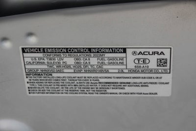 2022 Acura TLX w/A-Spec Package