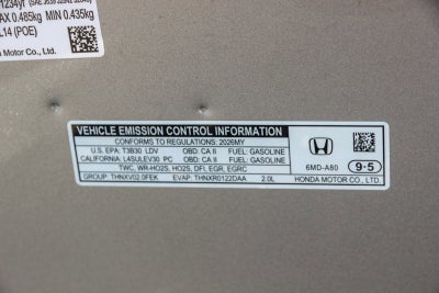 2026 Honda Civic Sport