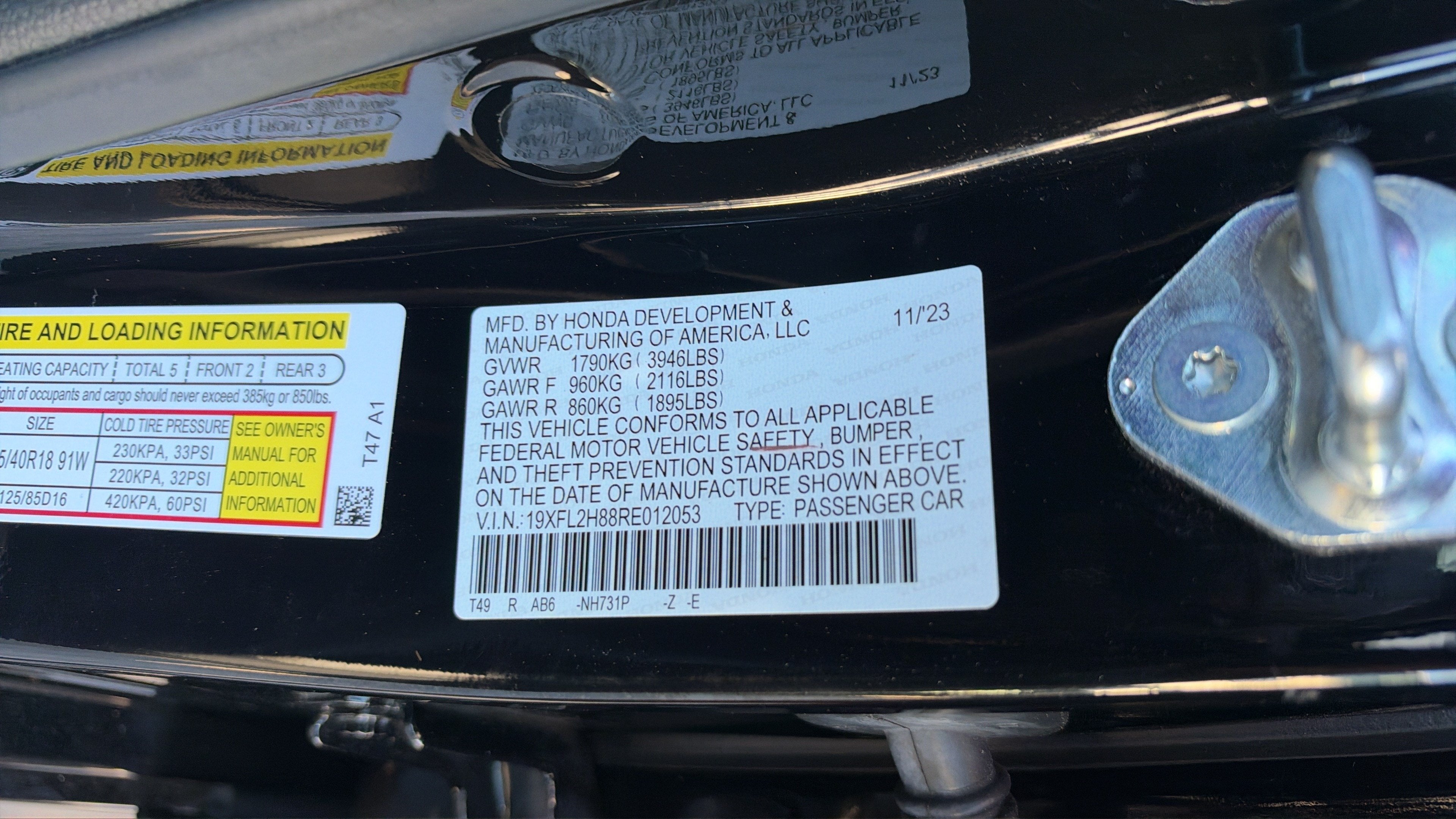 2024 Honda Civic Sport