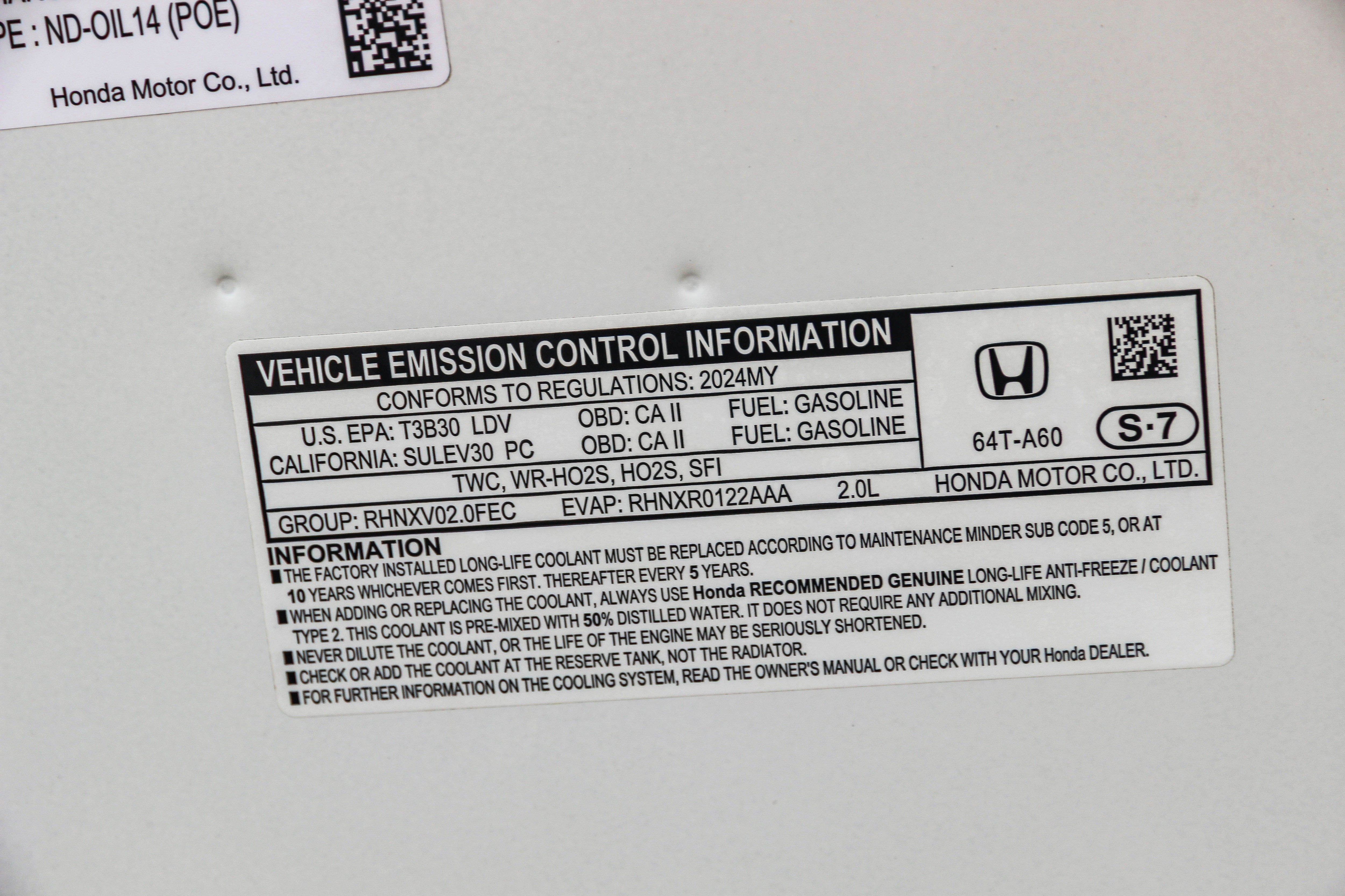 2024 Honda Civic Sport