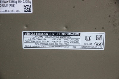 2025 Honda Civic Hybrid Sport Touring