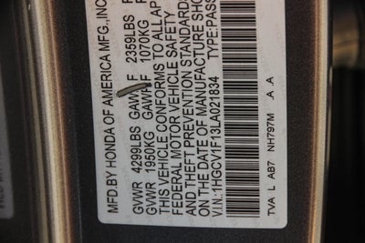 2020 Honda Accord LX