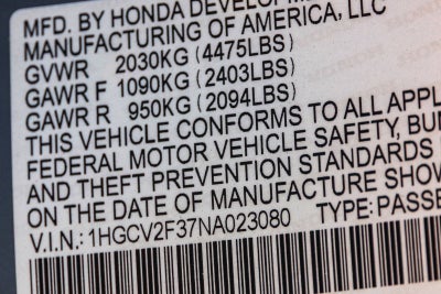 2022 Honda Accord Sport