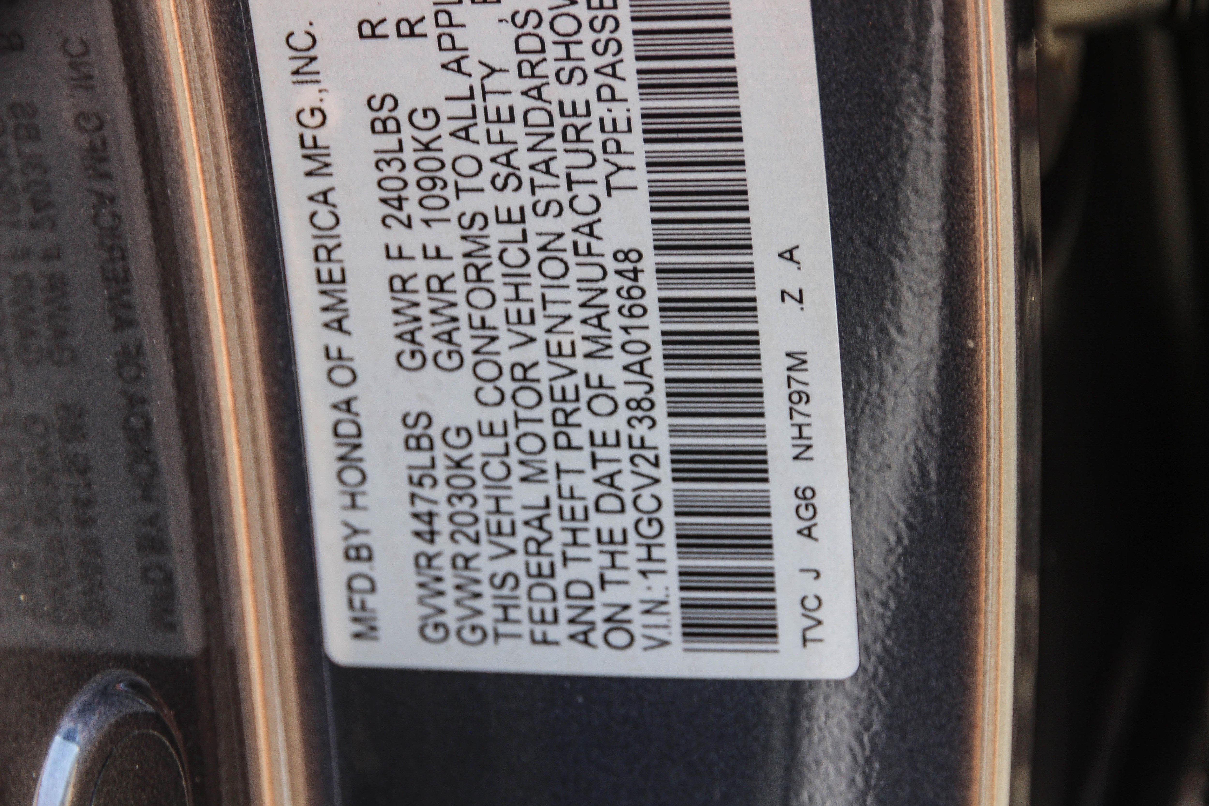 2018 Honda Accord Sport 2.0T