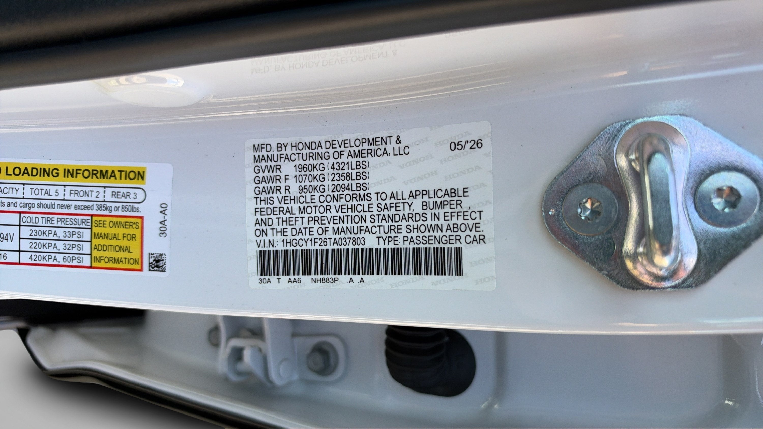 2026 Honda Accord LX