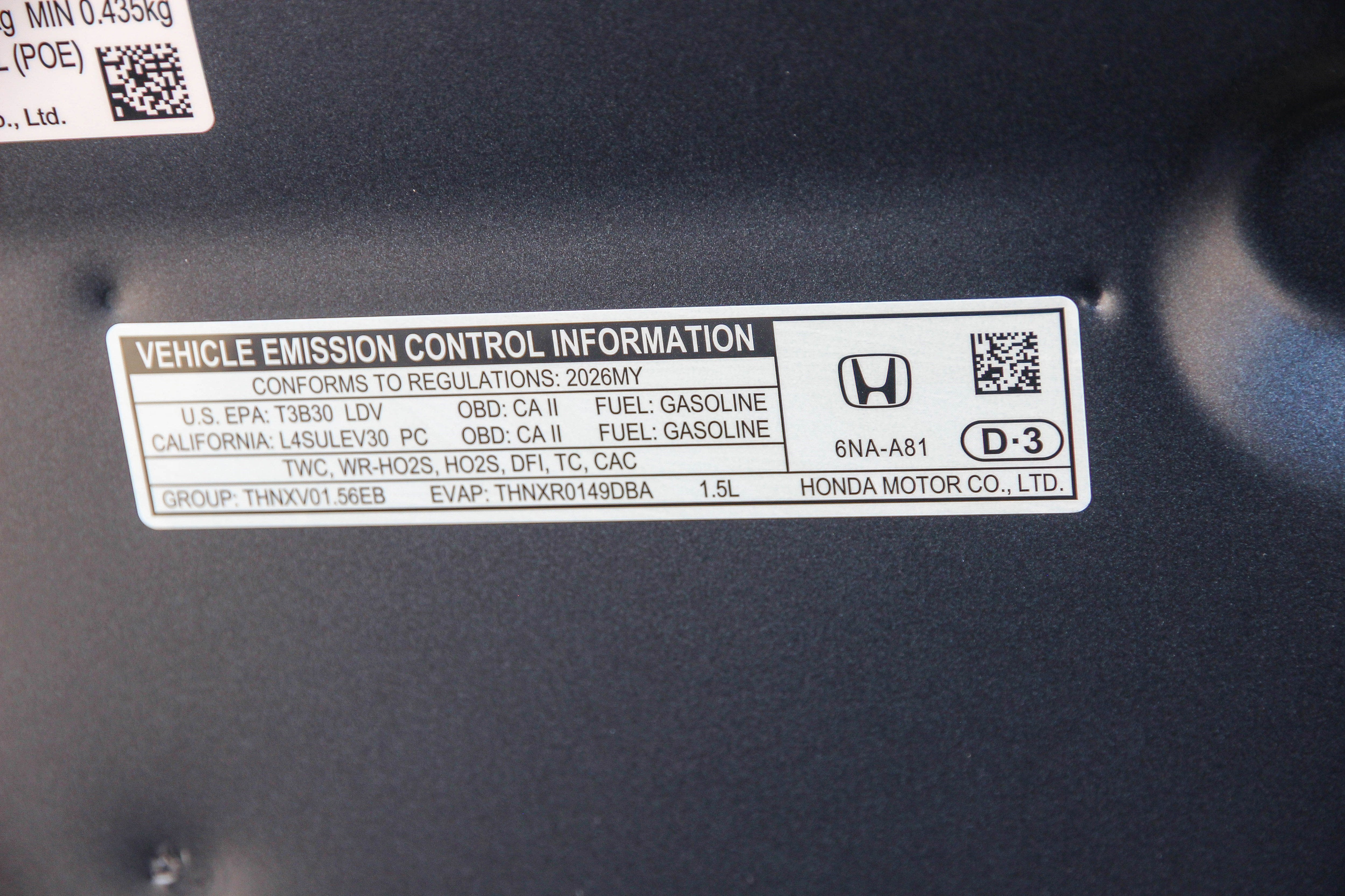 2026 Honda Accord SE