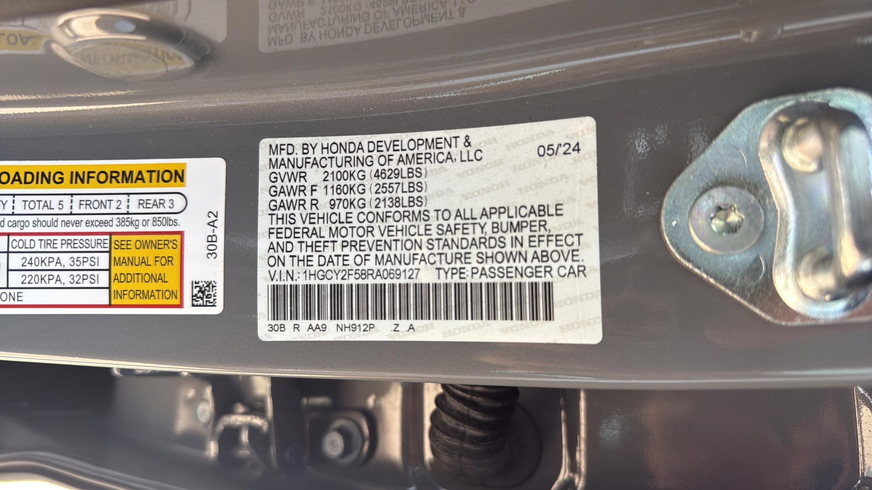 2024 Honda Accord Sport