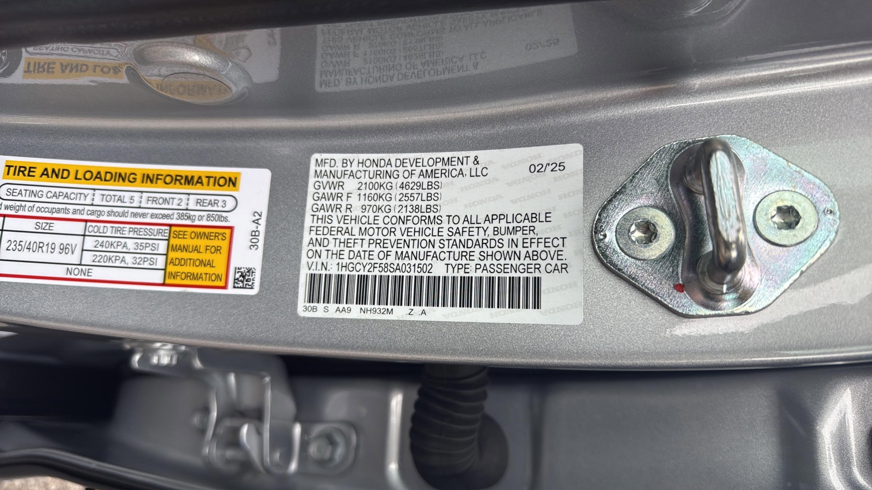 2025 Honda Accord Sport