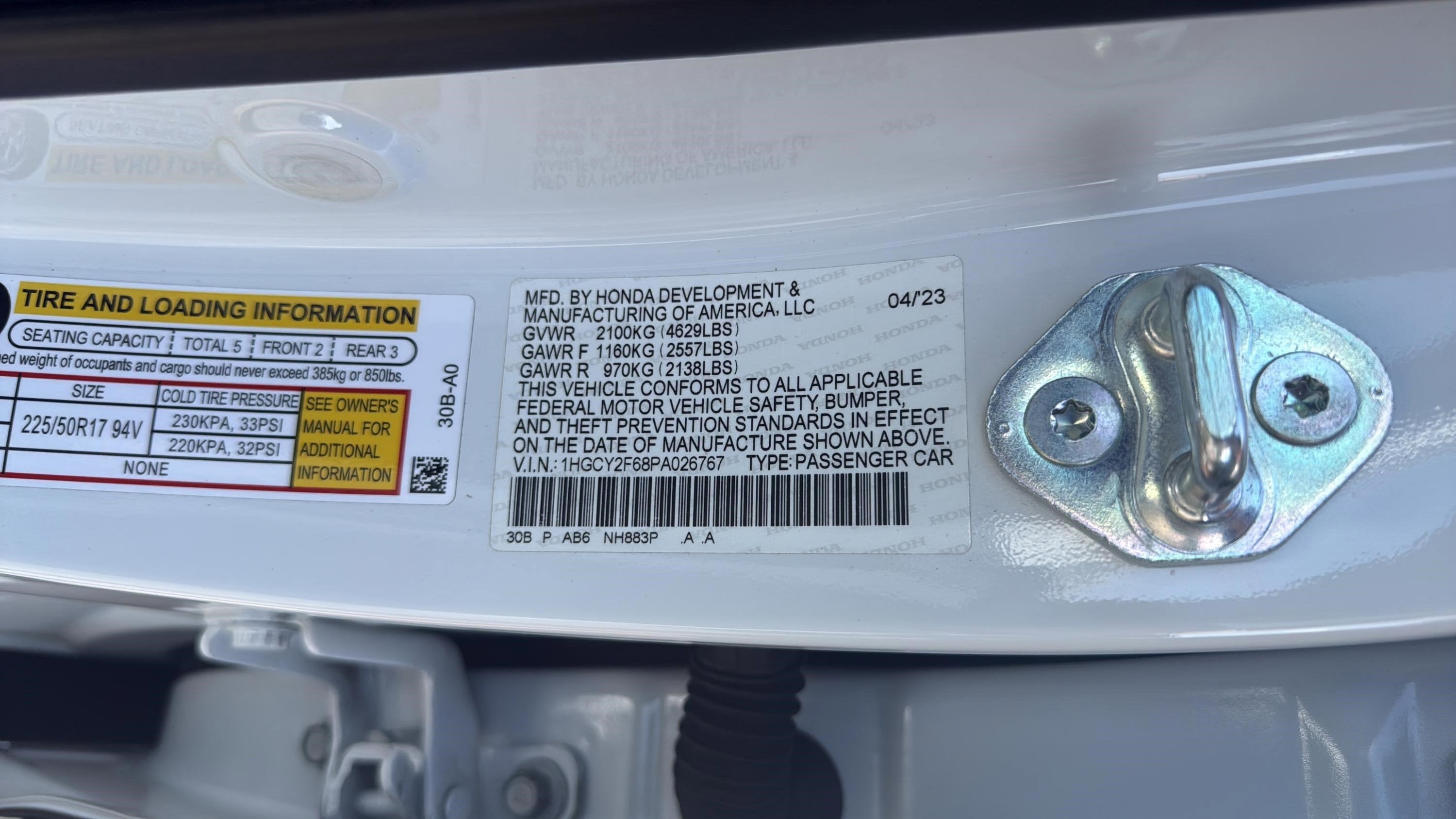 2023 Honda Accord EX-L