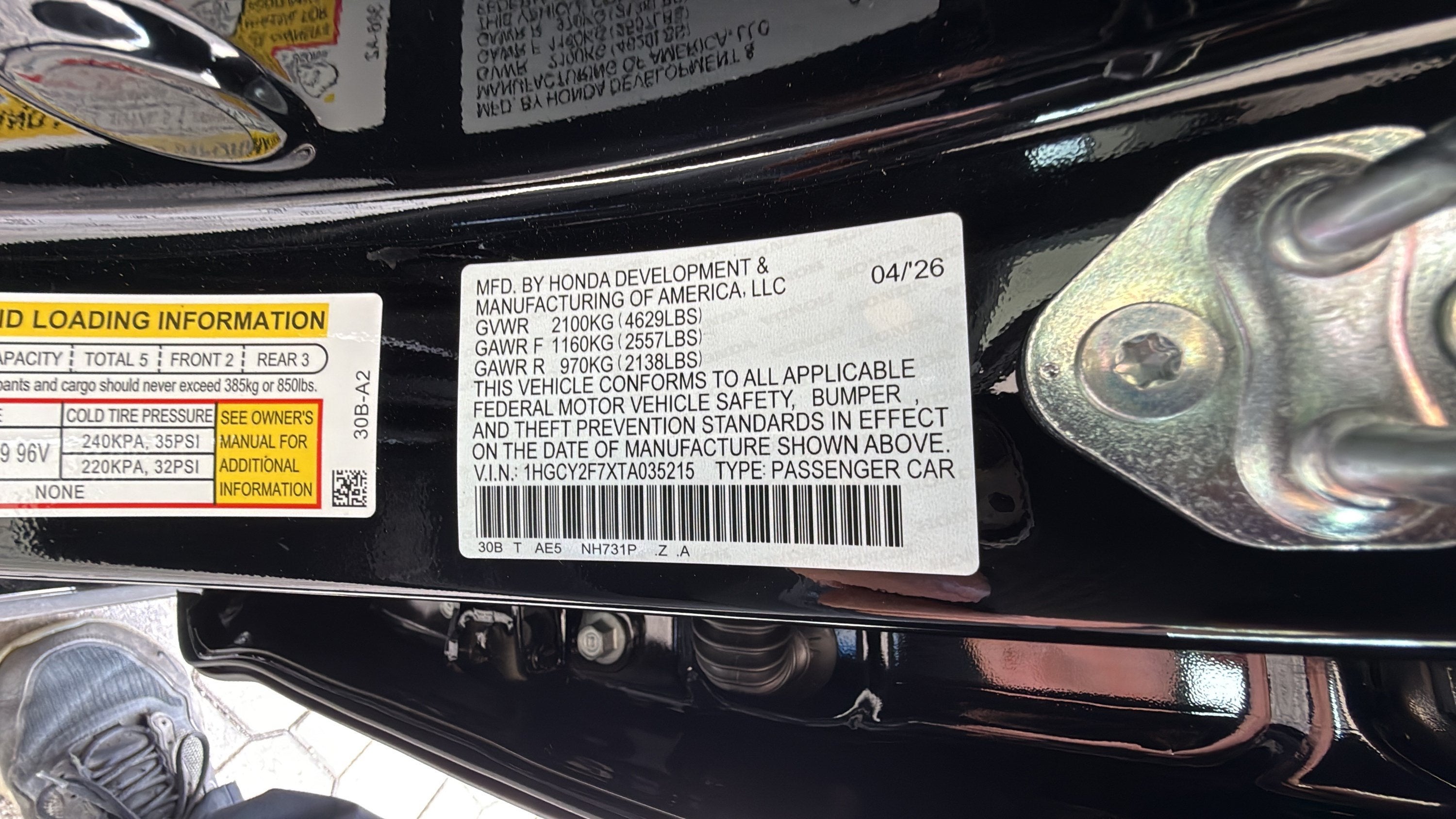 2026 Honda Accord Sport-L