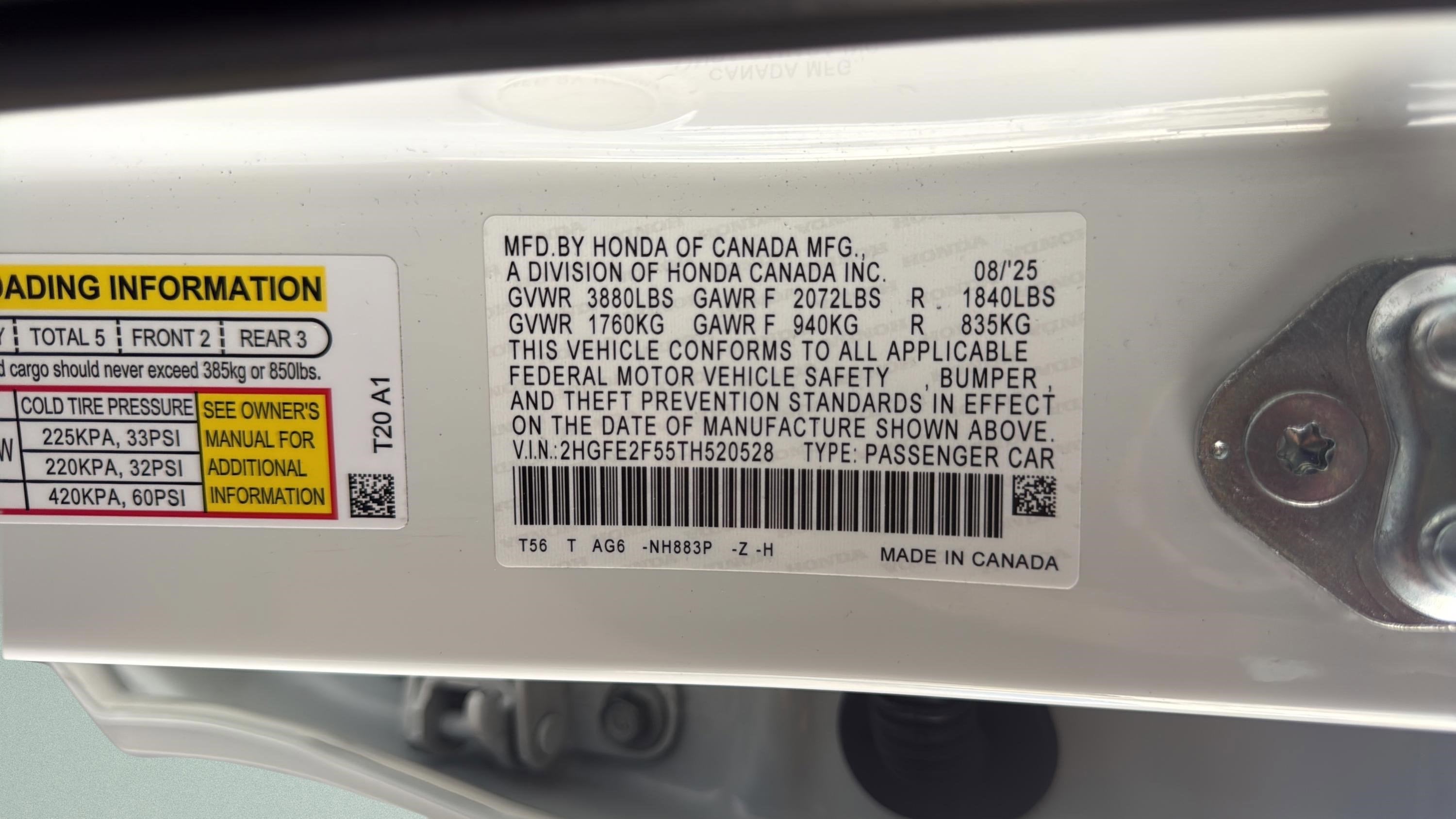 2026 Honda Civic Sport