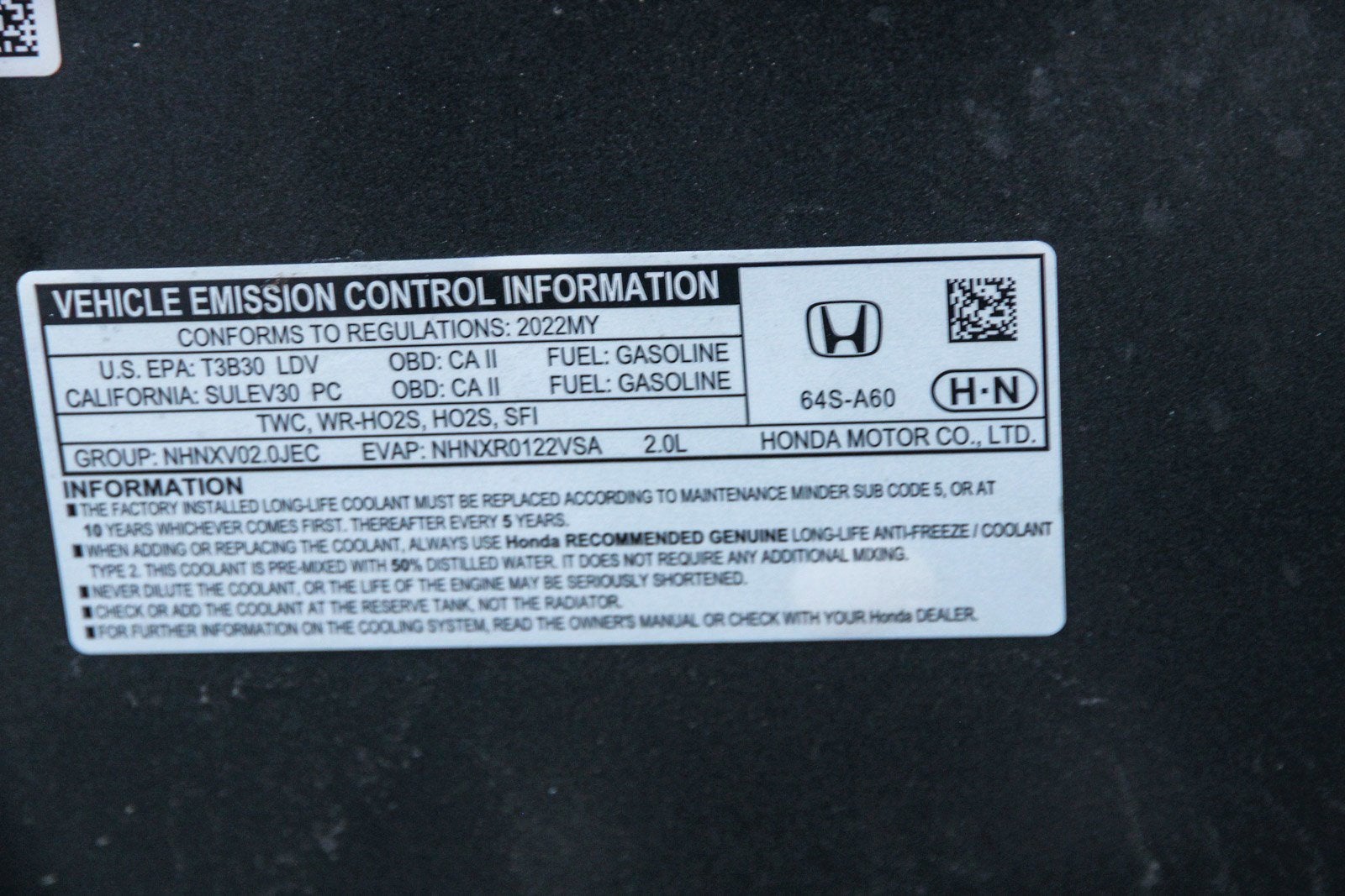 2022 Honda Civic Sport