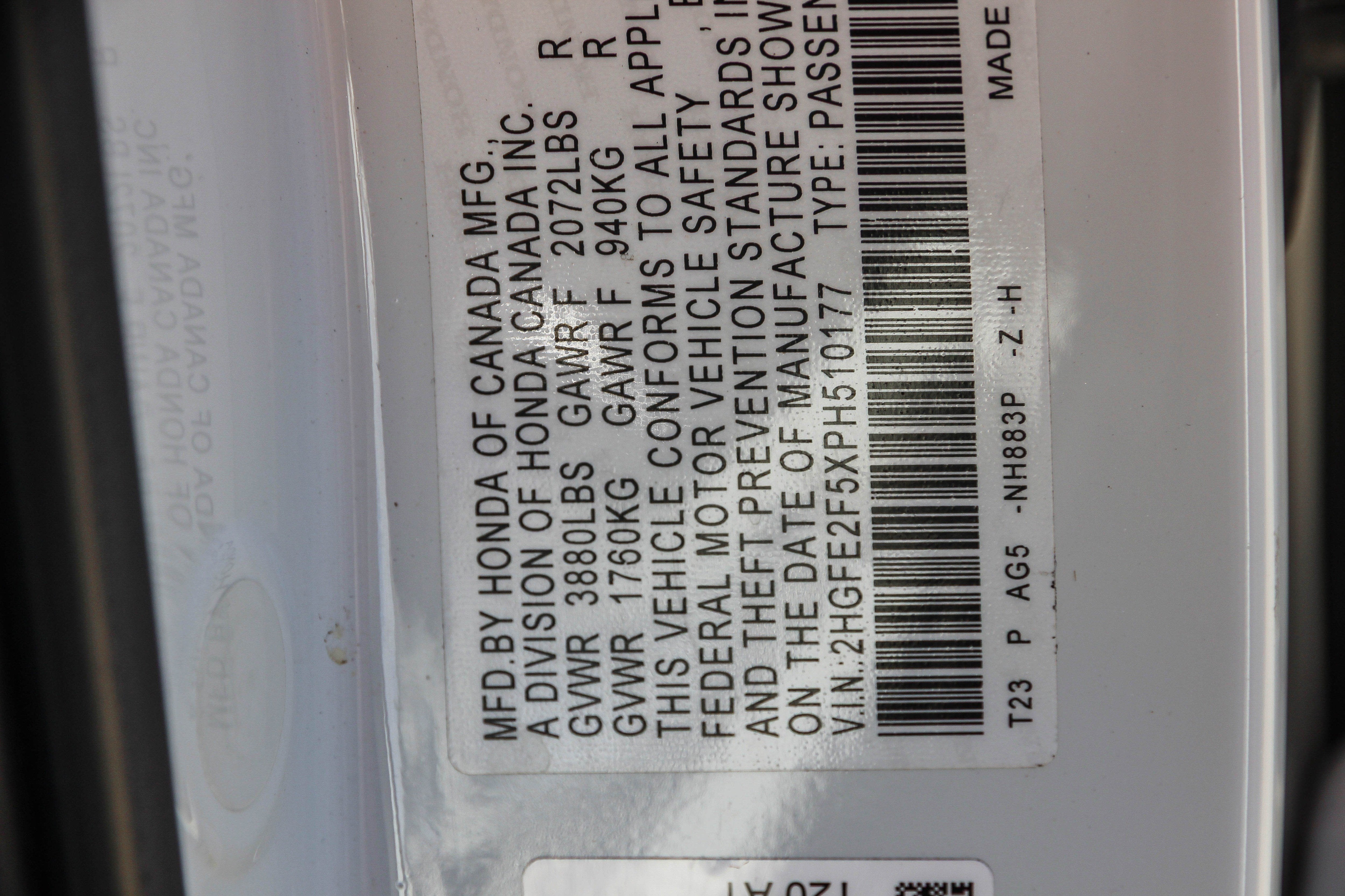 2023 Honda Civic Sport