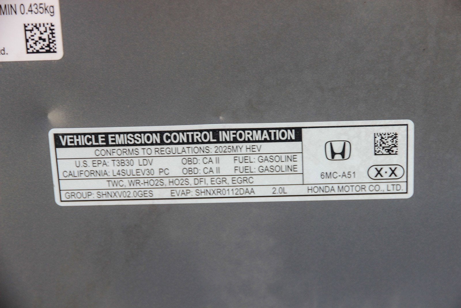 2025 Honda Civic Hybrid Sport