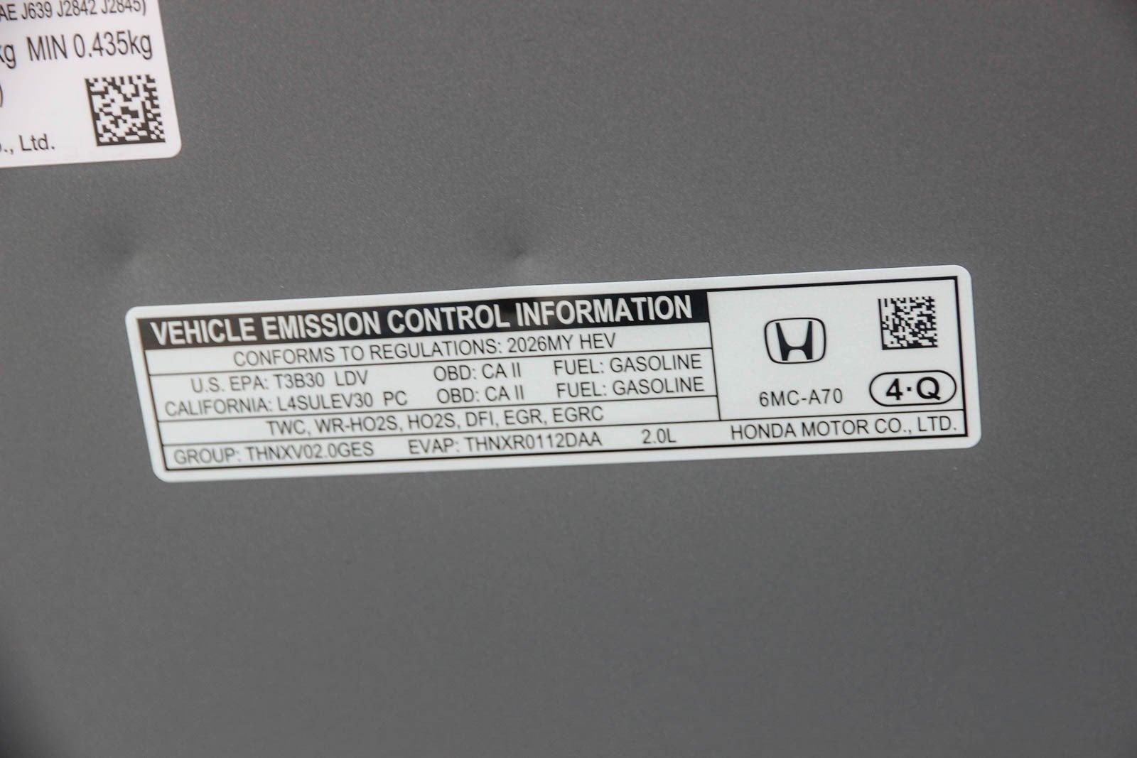 2026 Honda Civic Hybrid Sport Touring