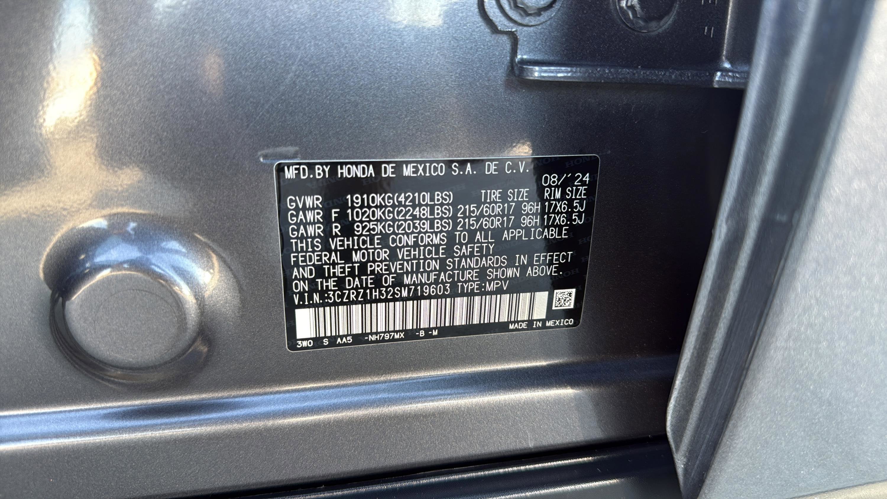 2025 Honda HR-V LX