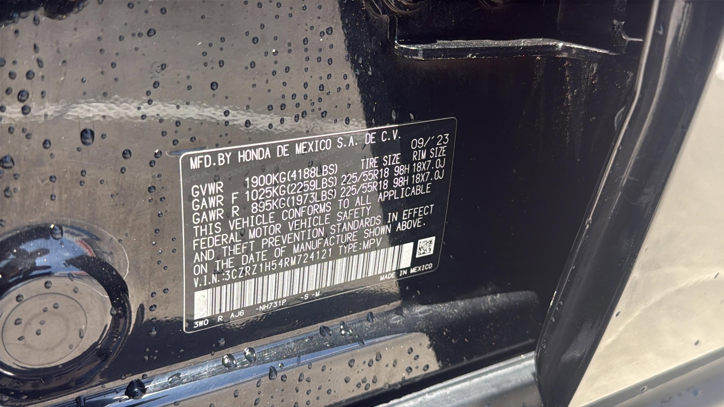 2024 Honda HR-V Sport