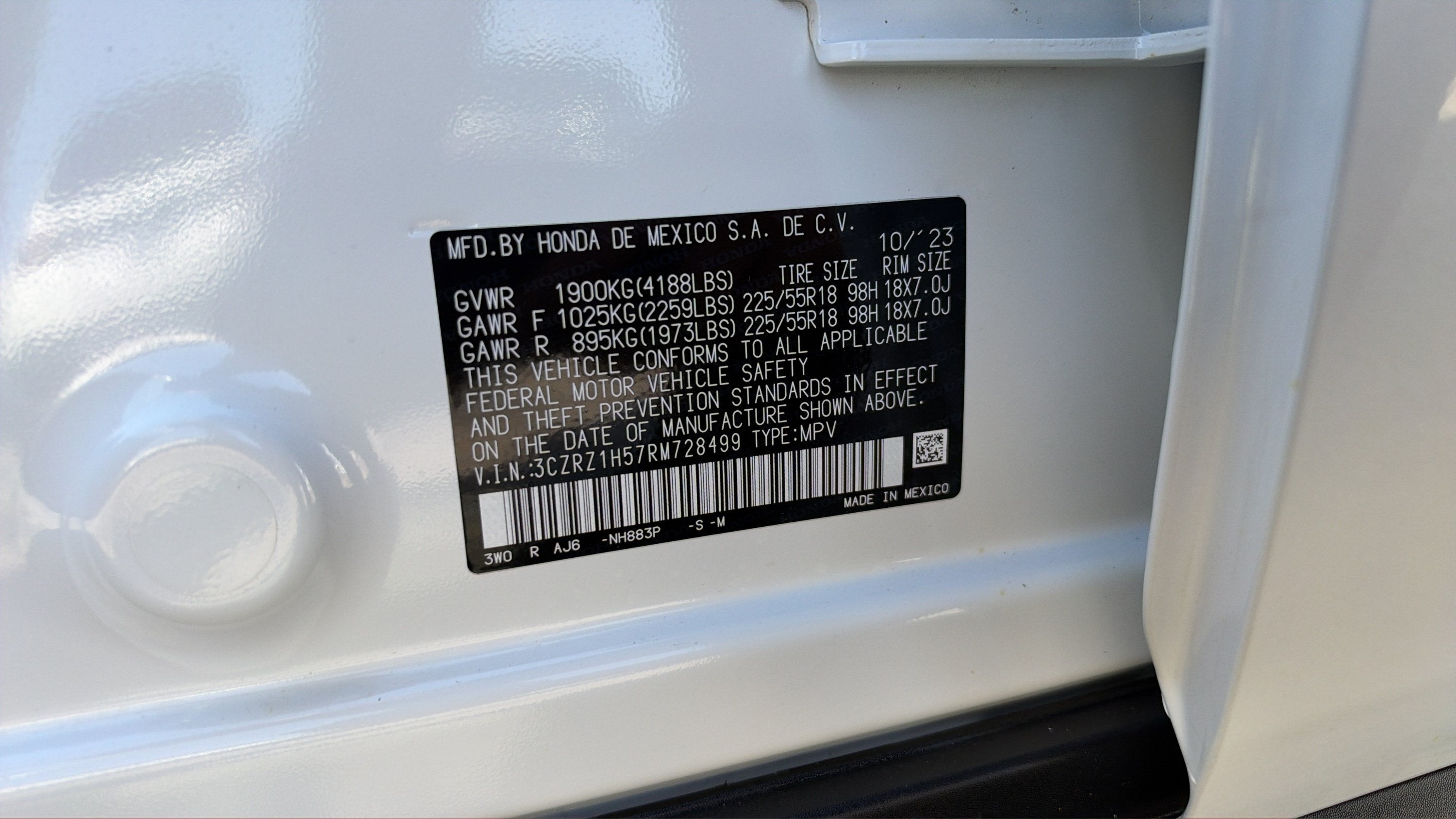 2024 Honda HR-V Sport