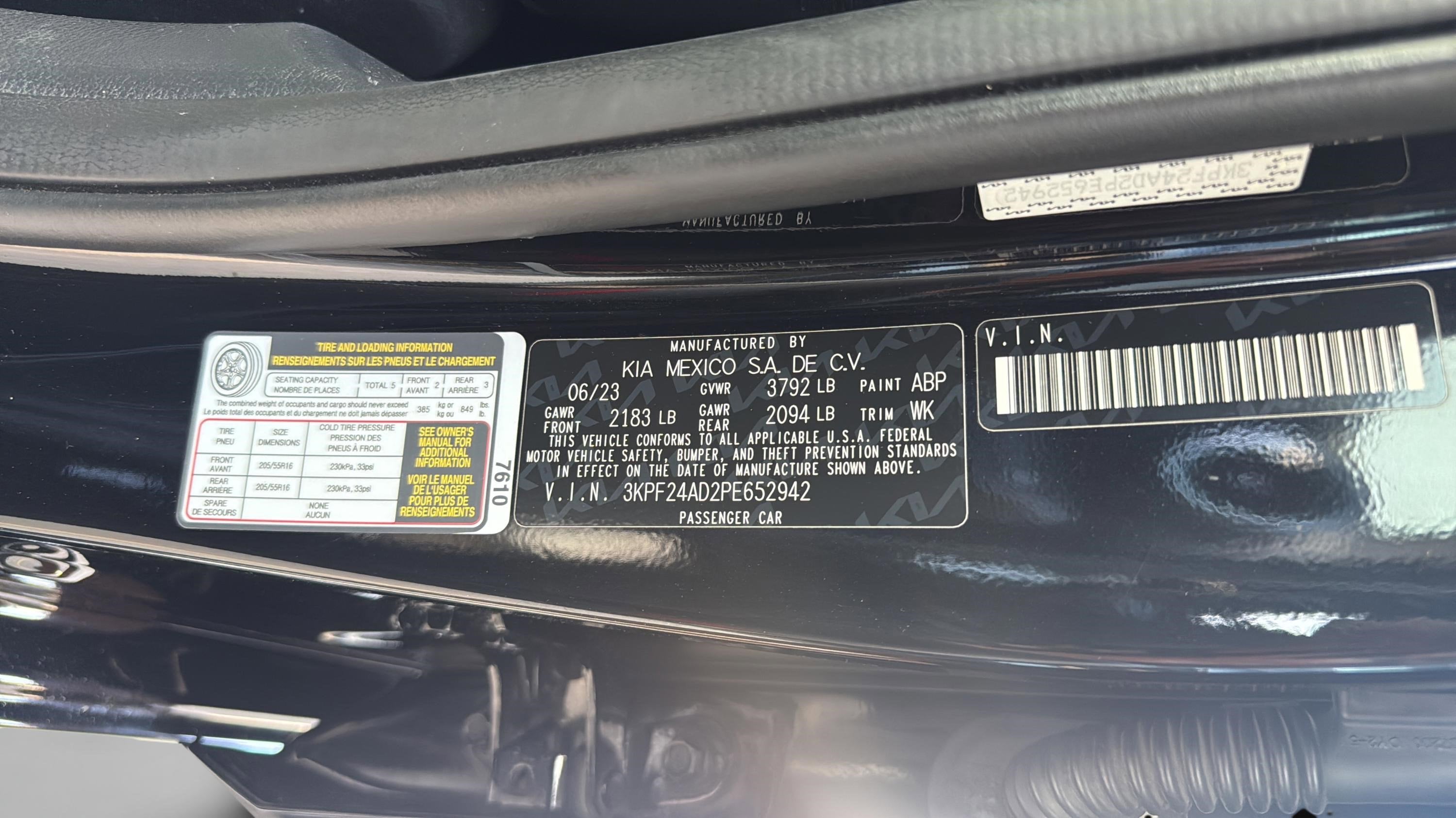 2023 Kia Forte LXS