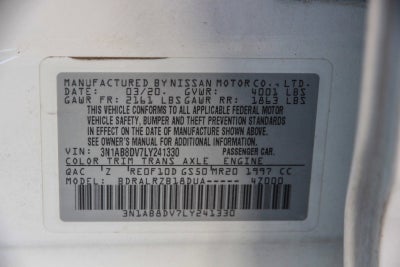 2020 Nissan Sentra SR