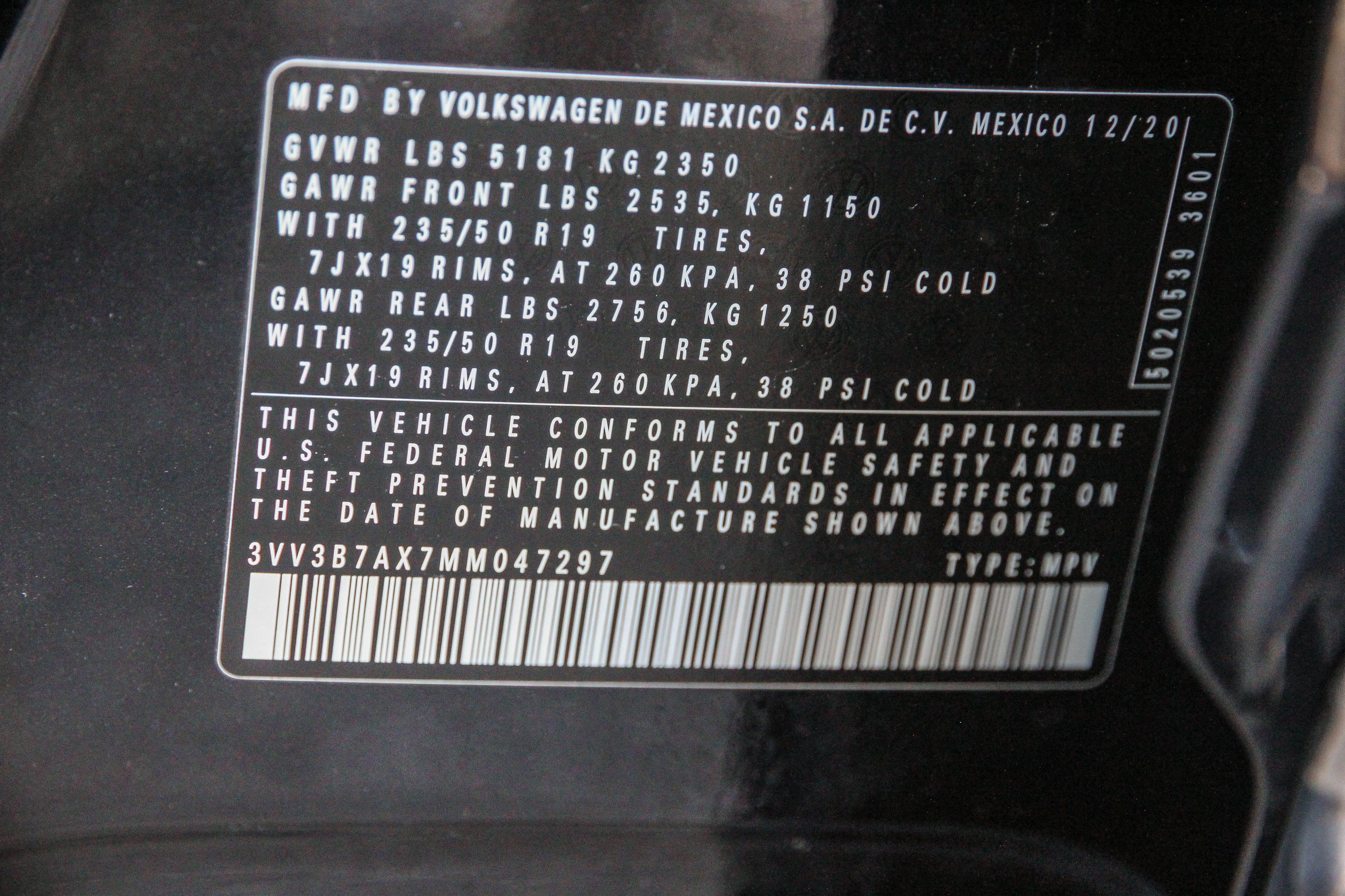 2021 Volkswagen Tiguan SEL