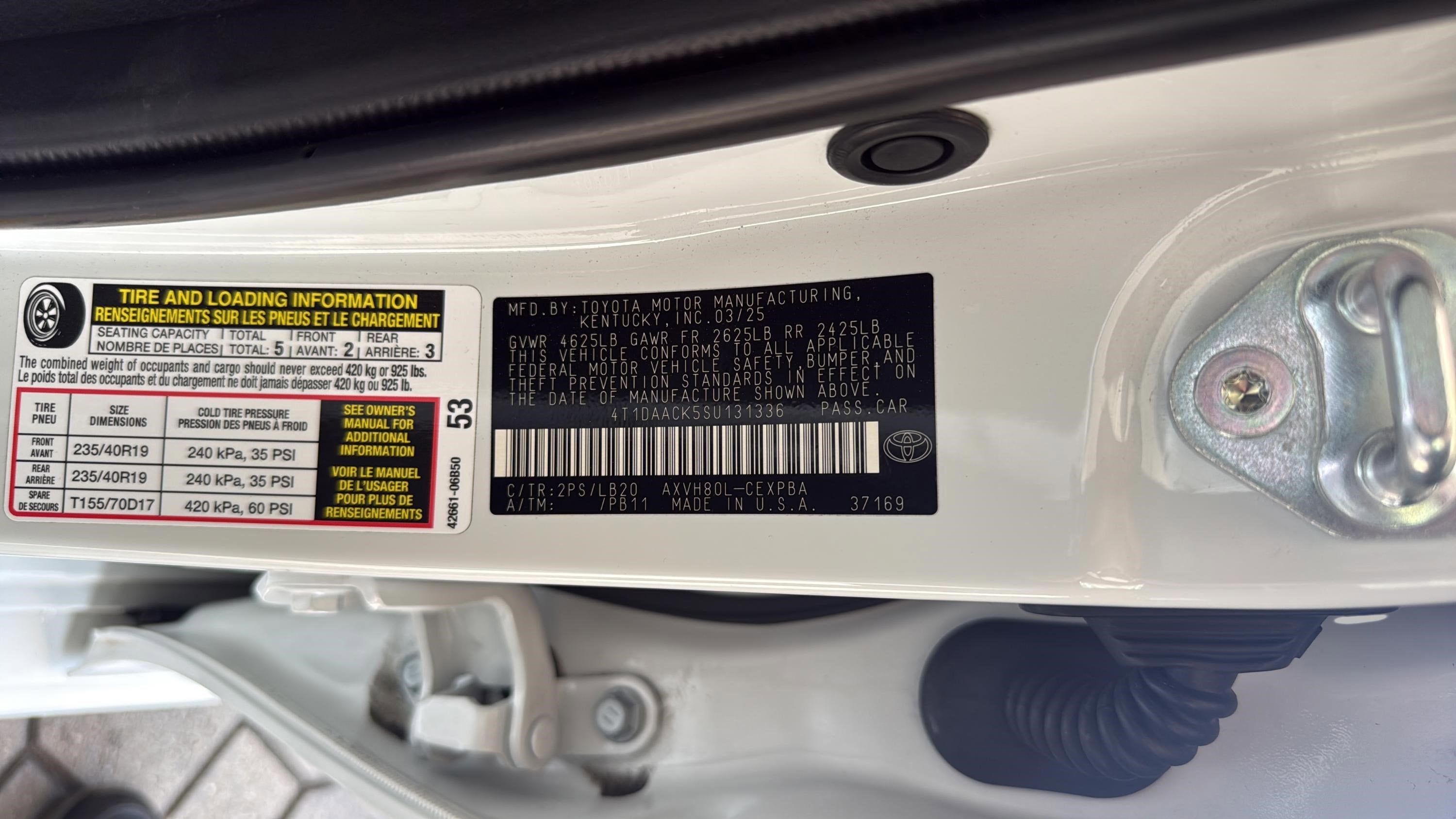 2025 Toyota Camry XSE