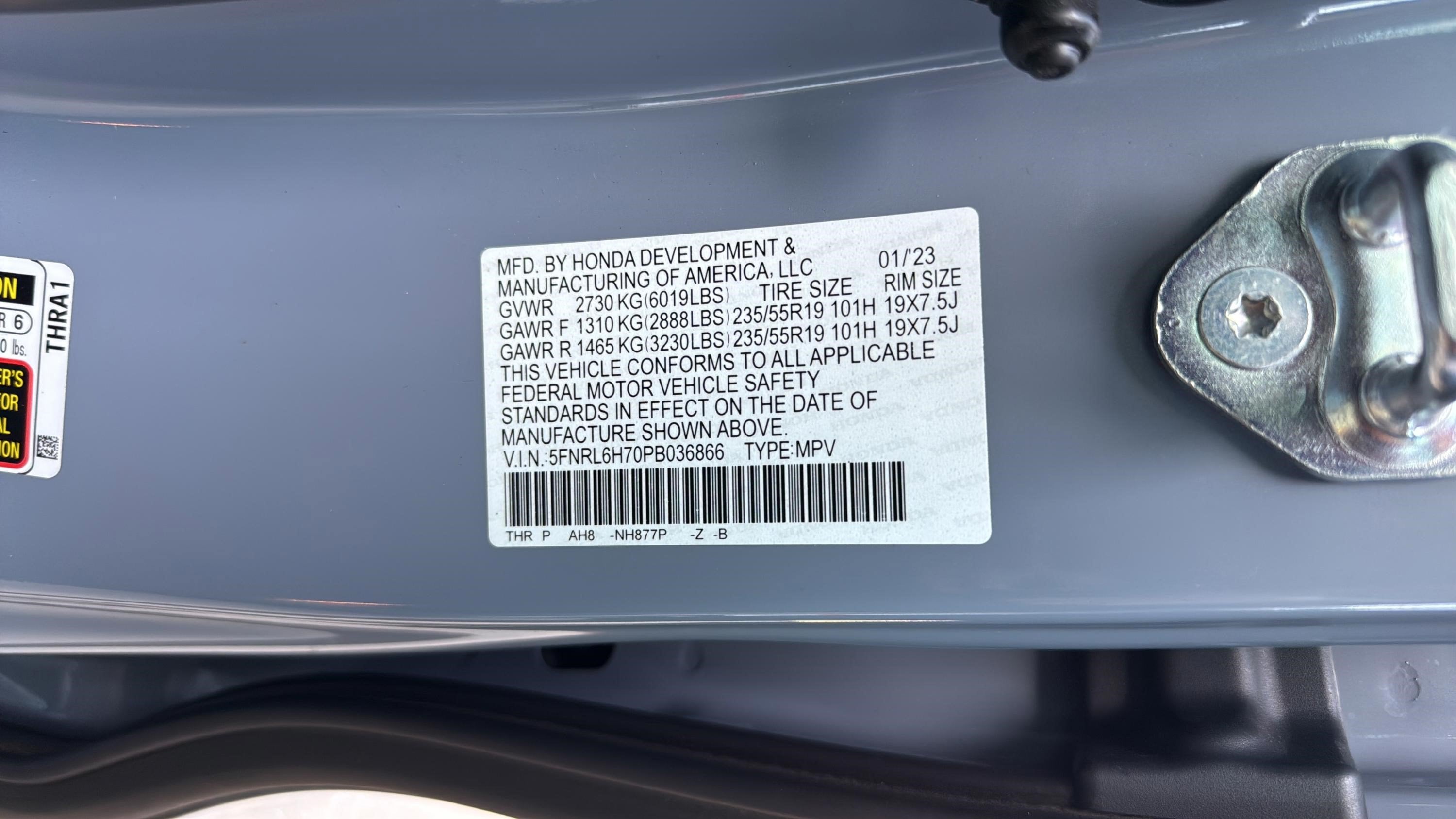 2023 Honda Odyssey Sport