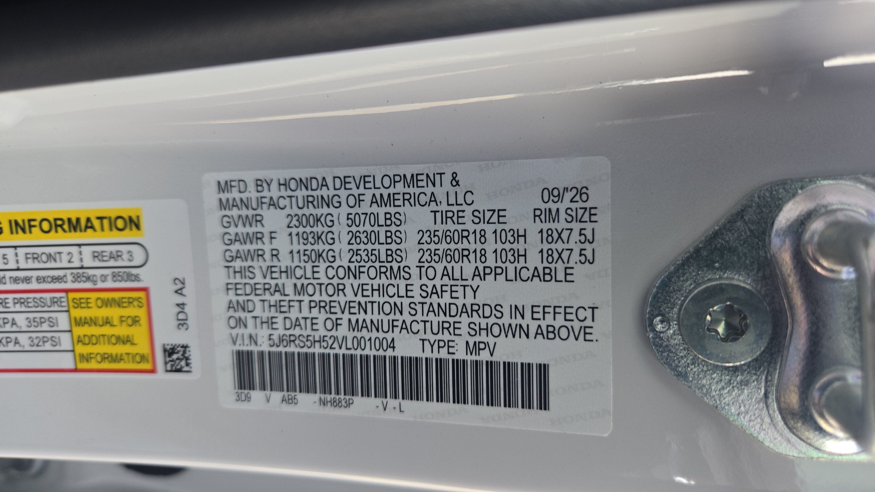 2027 Honda CR-V Hybrid Sport