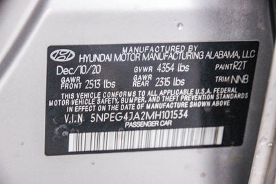 2021 Hyundai Sonata SE