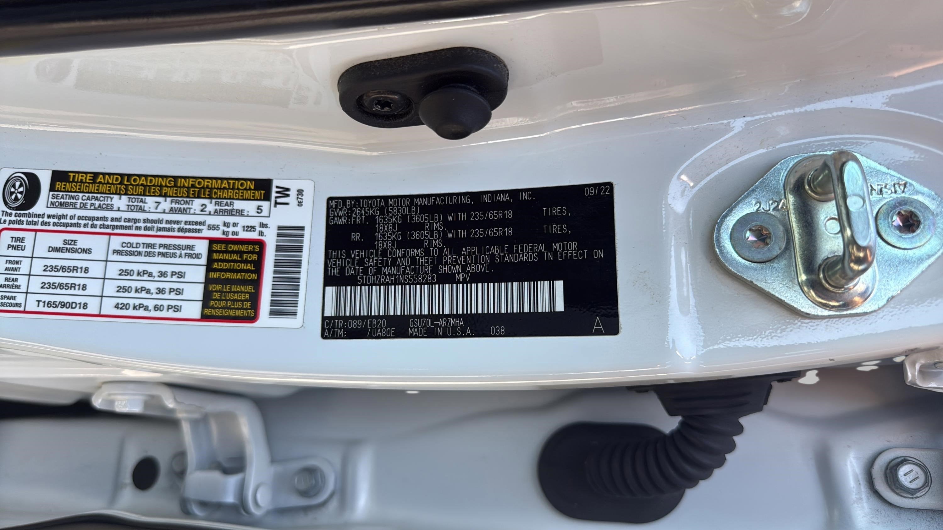 2022 Toyota Highlander XLE