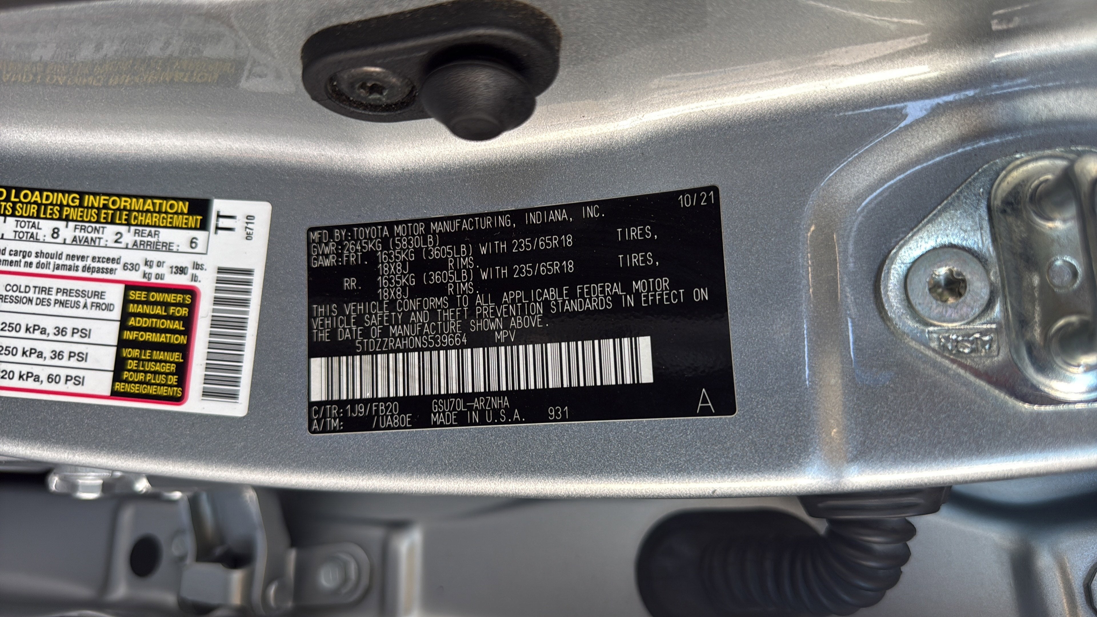 2022 Toyota Highlander LE