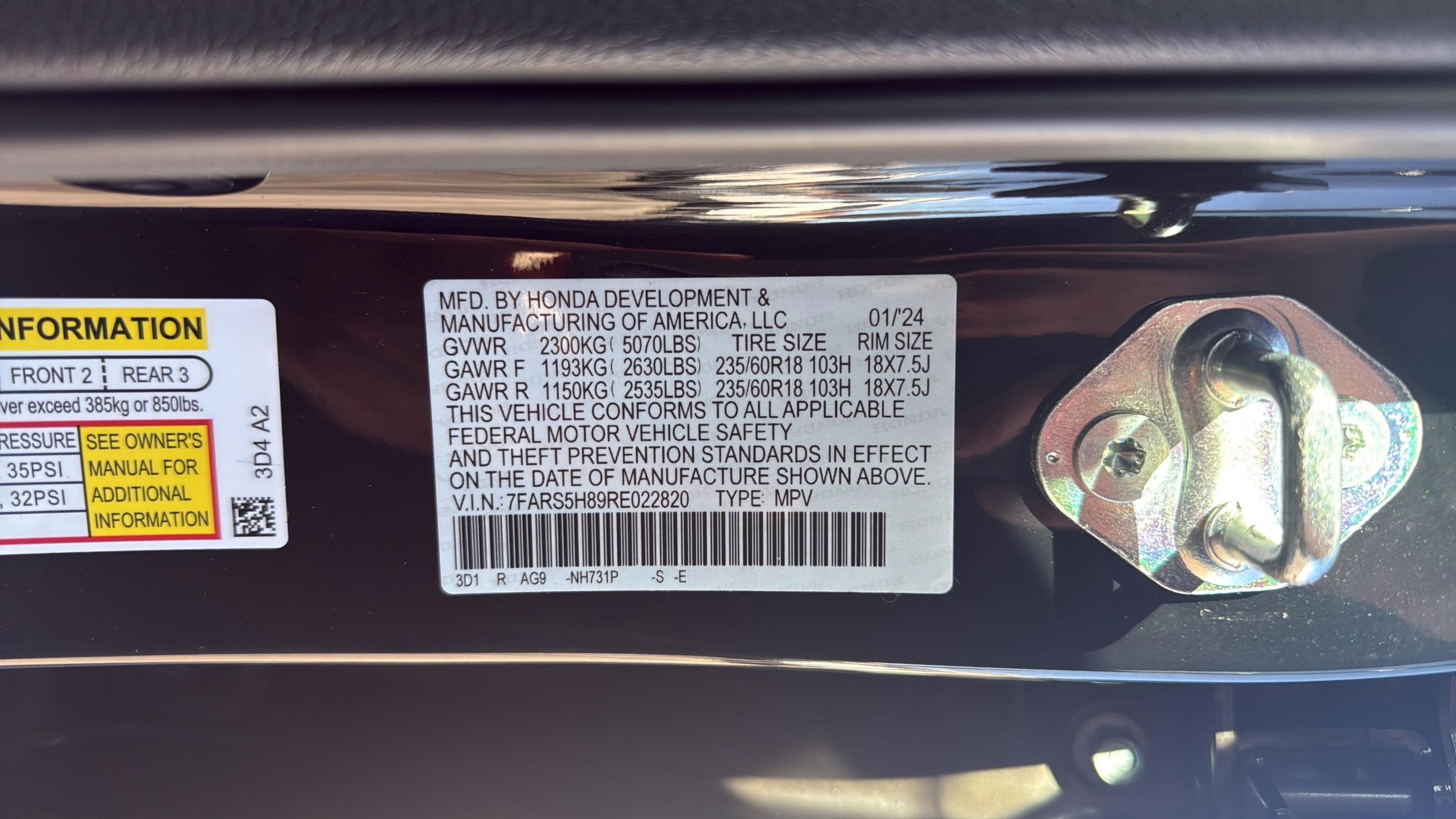 2024 Honda CR-V Hybrid Sport-L