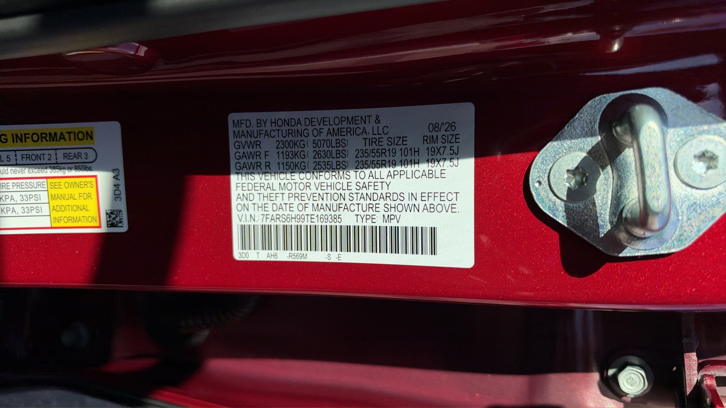 2026 Honda CR-V Hybrid Sport Touring