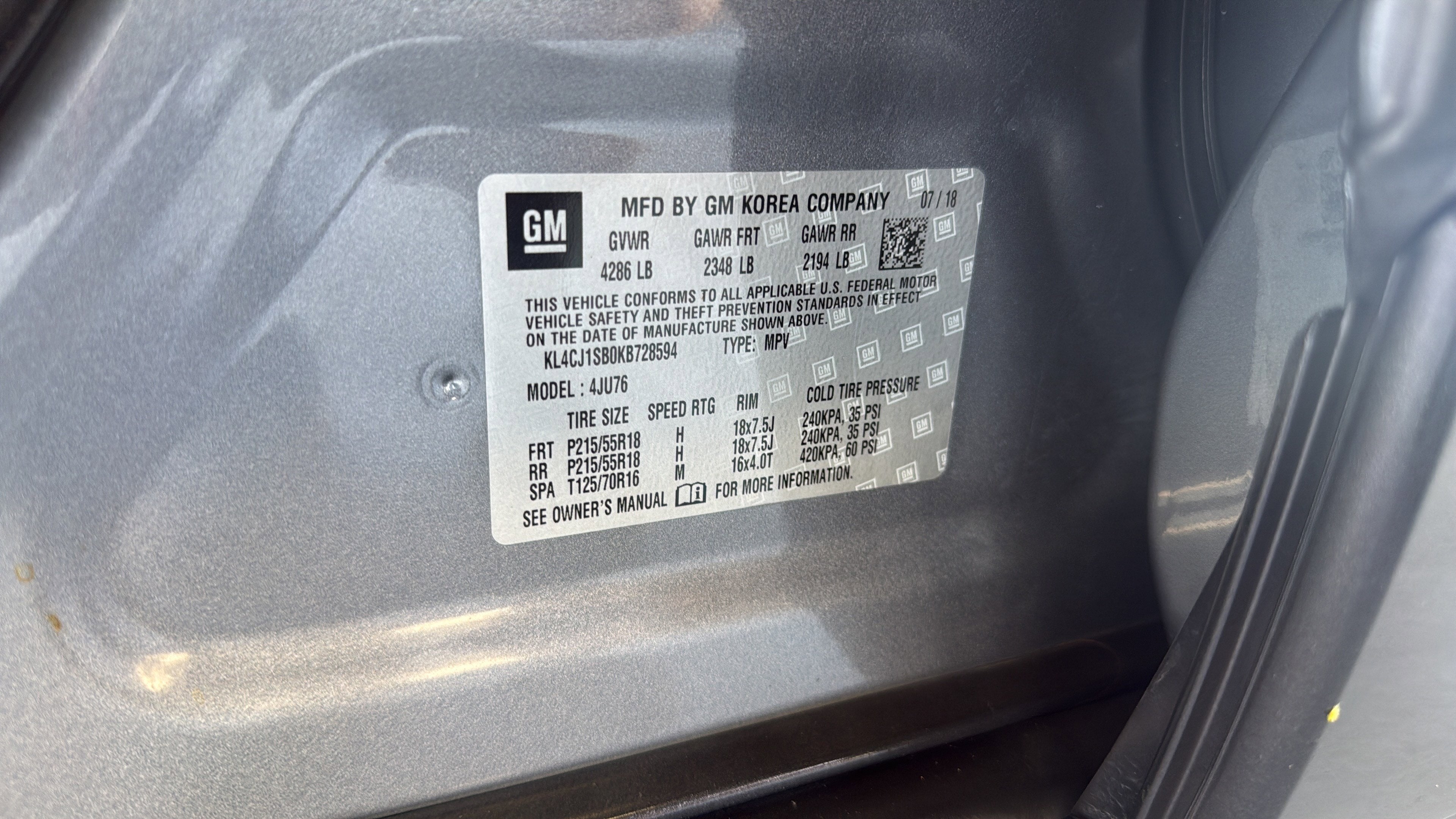 2019 Buick Encore Sport Touring