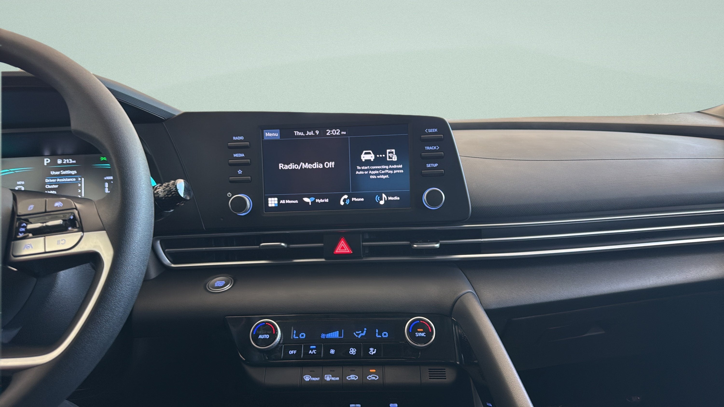 2025 Hyundai Elantra Hybrid Blue