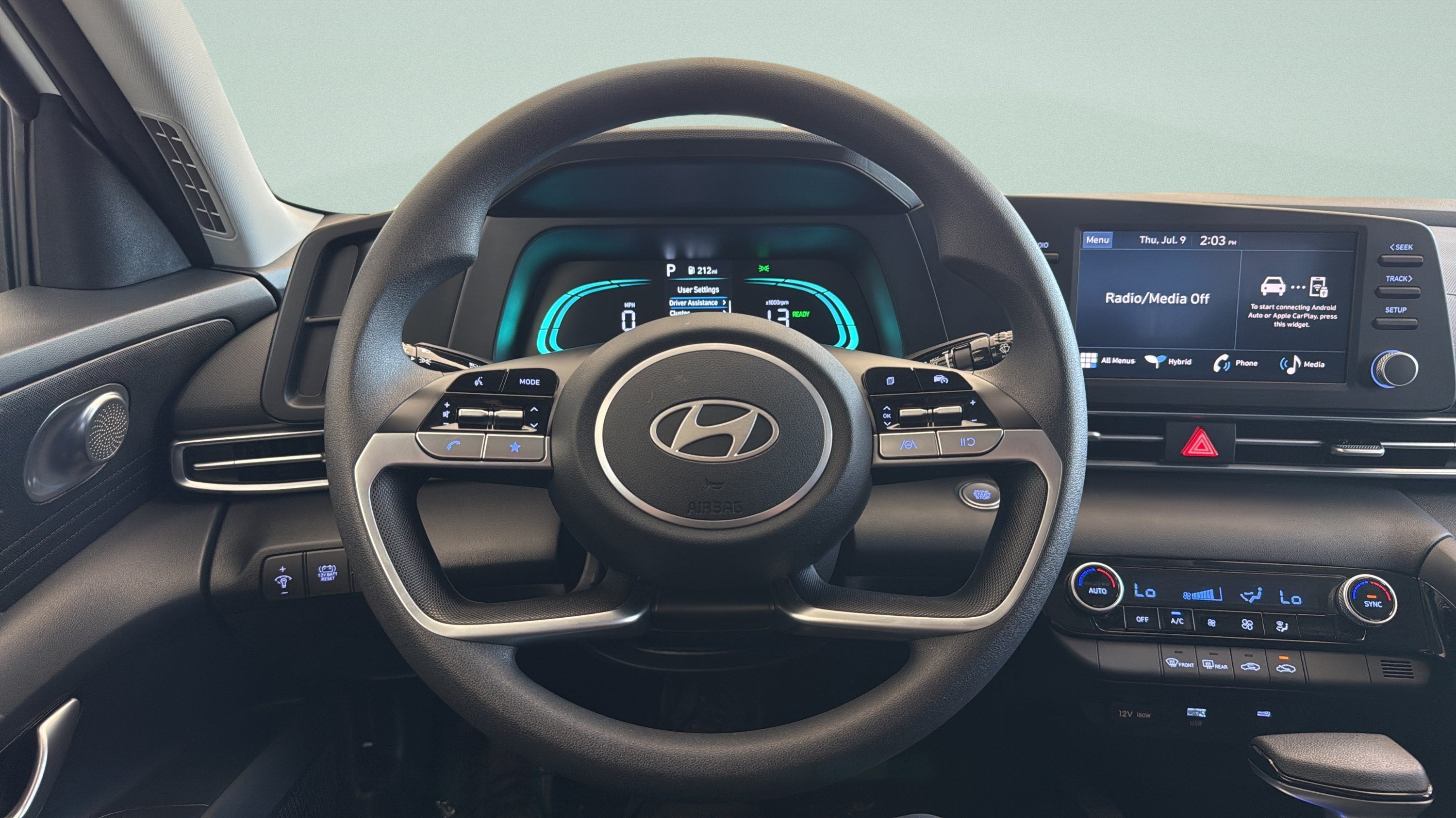 2025 Hyundai Elantra Hybrid Blue