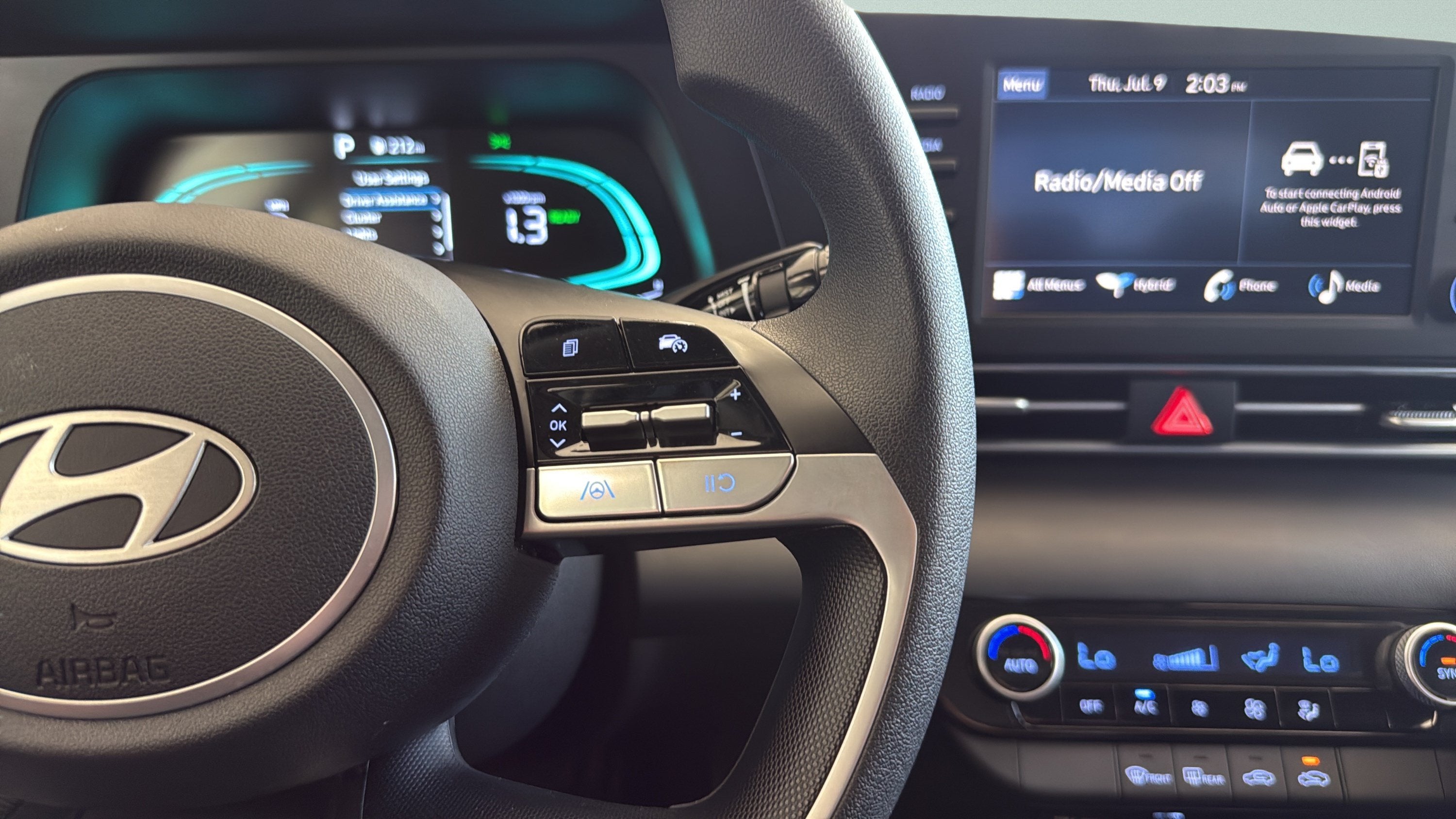 2025 Hyundai Elantra Hybrid Blue