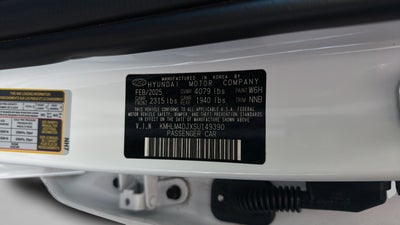 2025 Hyundai Elantra Hybrid Blue